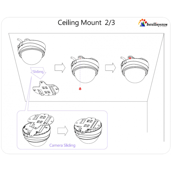 Ceiling Mount 2/3 - Intellisystem